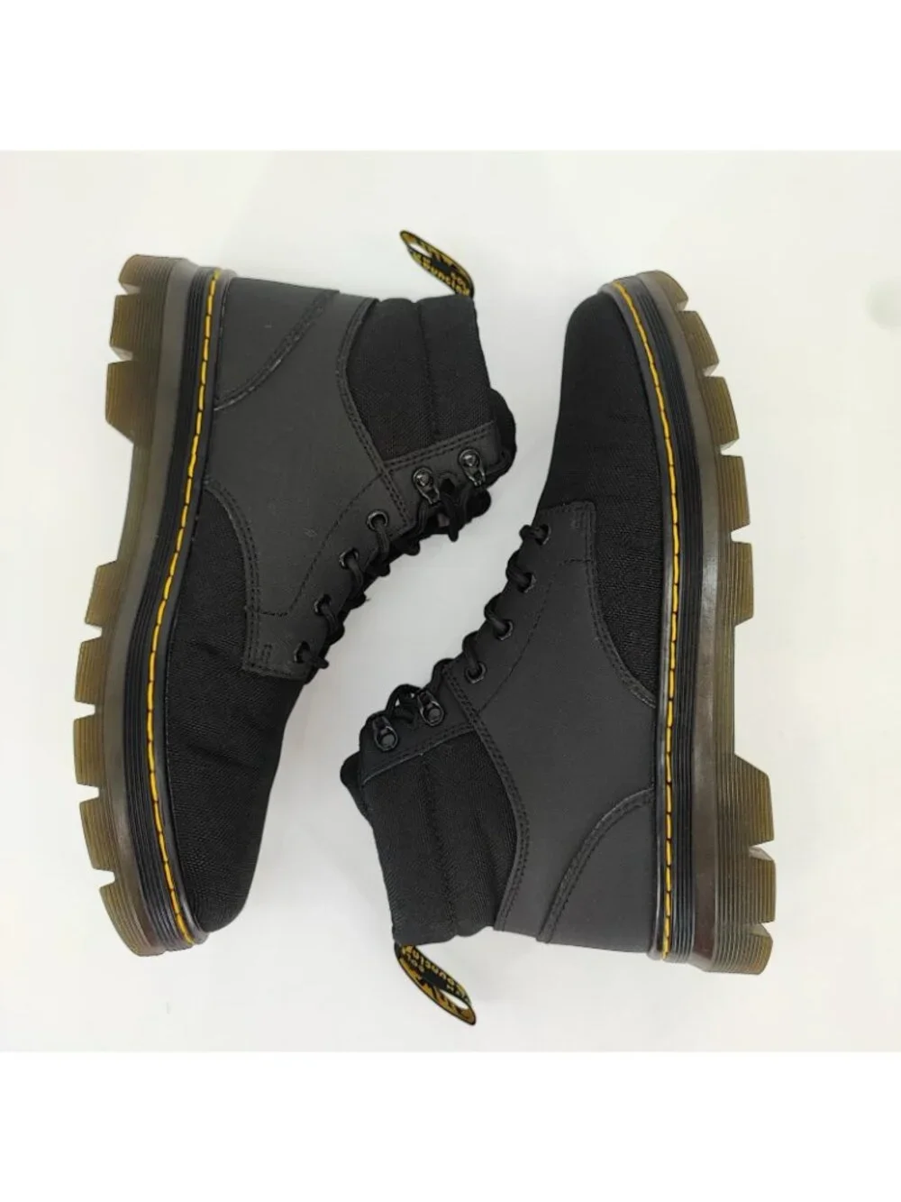 Dr. Martens Rakim Men's Size 11 Boots Leather Canvas Black Utility AW004